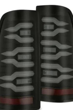 AlphaRex 99-06 Chevrolet Silverado/99-06 GMC Sierra LUXX-Series LED Tail Lights - Black Low Price