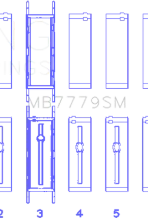 King Engine Bearings BMW B58B30A Main Bearing Set Next Day Delivery