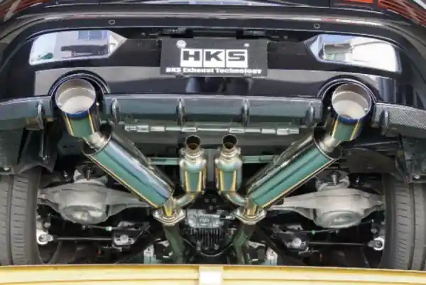 HKS FULL DUAL MUFFLER RZ34 VR30DDTT Flash Sale