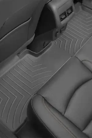 WeatherTech 2017+ Ford F-250/F-350/F-450/F-550 Vinyl Rear FloorLiner - Black Top Rated