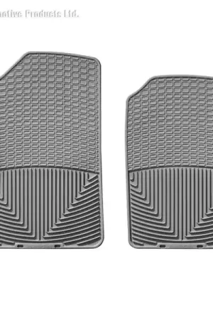 WeatherTech 88-99 GMC Sierra Extended Cab Front Rubber Mats - Grey Latest
