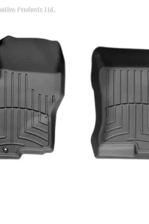 Latest WeatherTech 05+ Nissan Frontier Crew Cab Front FloorLiner - Black