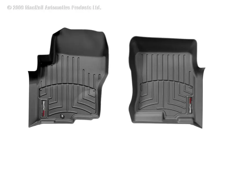 Latest WeatherTech 05+ Nissan Frontier Crew Cab Front FloorLiner - Black