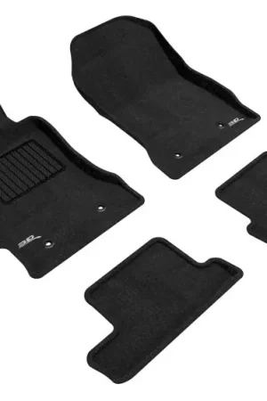 3D MAXpider 13-20 Subaru Brz Elegant 1st 2nd Row - Floor Mat Set (Black) Super Sale