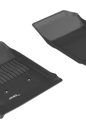 3D MAXpider 2015-2020 Chevrolet/GMC Colorado/Canyon Crew Cab Kagu 1st Row Floormat - Black Popular