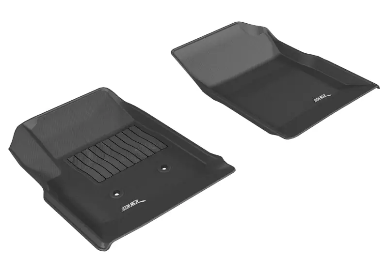 3D MAXpider 2015-2020 Chevrolet/GMC Colorado/Canyon Crew Cab Kagu 1st Row Floormat - Black Popular