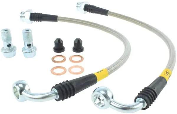 Save Now StopTech 07-08 Infiniti G35 Rear Stainless Steel Brake Lines