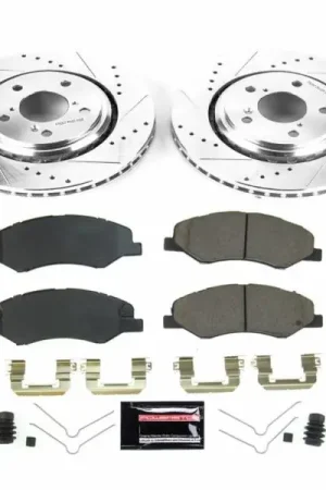 Instant Buy Power Stop 18-19 Honda Odyssey Front Z23 Evolution Sport Brake Kit