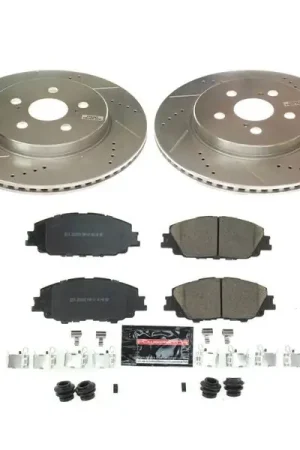 Power Stop 2019 Toyota Corolla Front Z23 Evolution Sport Brake Kit Money Back Guarantee