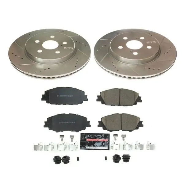 Power Stop 2019 Toyota Corolla Front Z23 Evolution Sport Brake Kit Money Back Guarantee