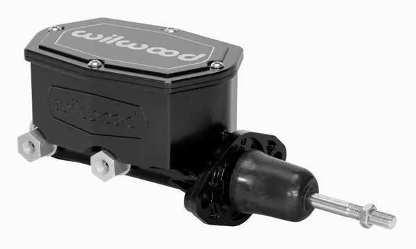 Money Back Guarantee Wilwood Compact Tandem Master Cylinder - 1.12in Bore - w/Pushrod (Black)