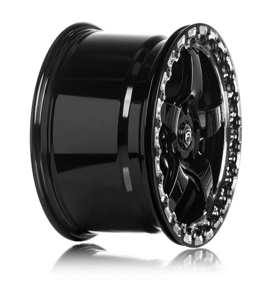 Get Yours Forgestar D5 Beadlock 17x10 / 5x115 BP / ET00 / 5.5in BS Gloss Black Wheel