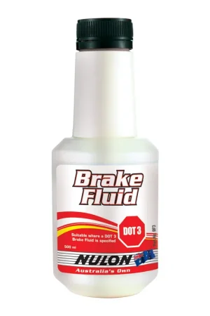 Nulon BF3 DOT 3 BRAKE FLUID 500ml (Pickup Only) Premium