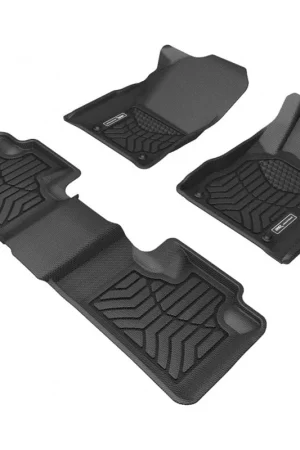 Limited Offer TruFit 3D to Suit 2011-2021 Jeep Grand Cherokee Maxtrac Tailor Made Front and Rear Set of Heavy Duty Black Rubber Floor Mats - 3D-JGCH11P4BKMAX(Bulky Item - Freight Applies)
