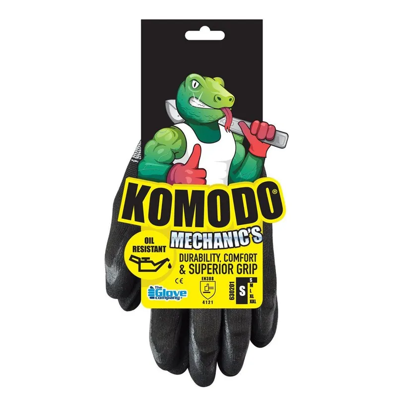 Komodo Mechanic's General Purpose Oil Resistant Gloves - Small - 630201 Grab Now