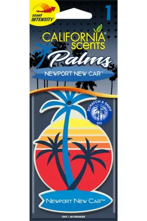 California Scents Newport New Car Fragrance Hanging Air Freshener - Single - E302706300 Best Choice