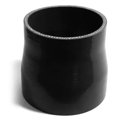 SAAS Straight 4 Ply Silicone Reducer 89mm x 102mm x 102mm Black - SSH89102102 Discount