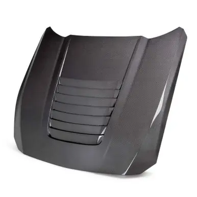 Anderson Composites 2024 Ford Mustang S650 Double-Sided Carbon Fiber Hood - AC-HD24FDMU-GT5-DS Today Only
