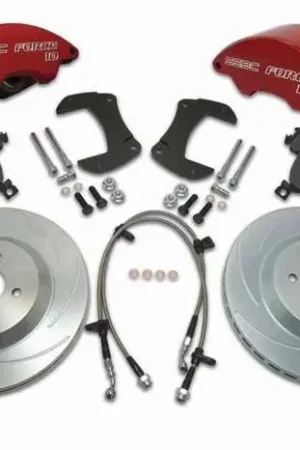 Deal SSBC Disc Brake Kit with Force 10 Super-Twin 2-Piston Aluminum Calipers & 12 Inch Rotors - Front - A168-3