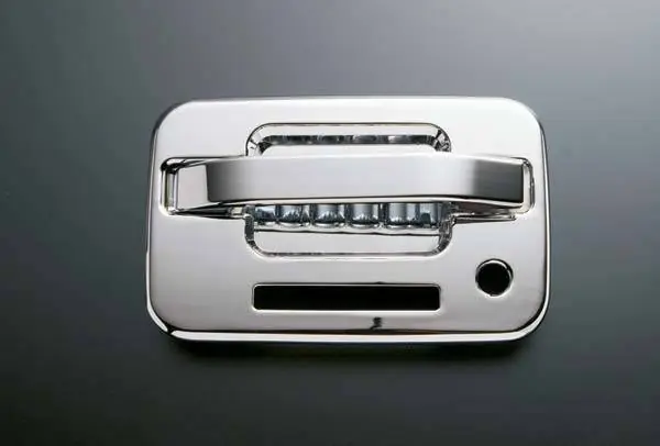 All Sales Billet Door Handle Left Side with Lock and Keypad Cutout - Right Side without Lock - 521K Modern