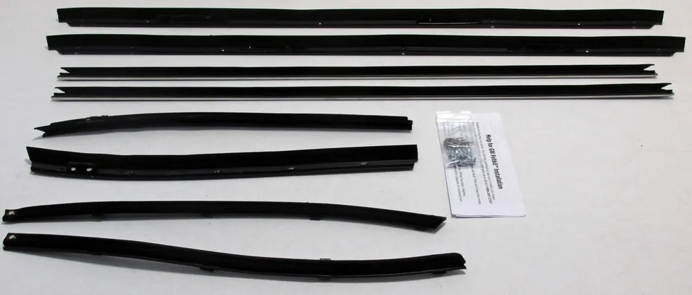While Supplies Last Window Sweeps Felt Kit Weatherstrip for 1971-73 Buick Centurion 2 Dr Convertible