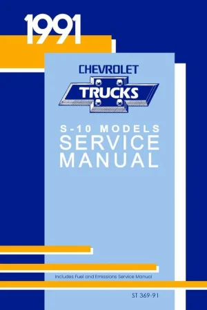Instant Buy Service Manual for 1991 Chevy S-10 Truck