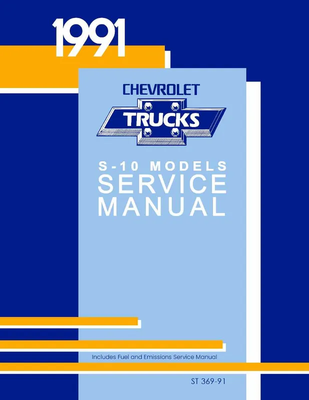 Instant Buy Service Manual for 1991 Chevy S-10 Truck