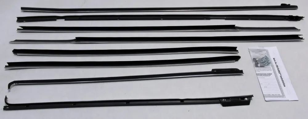 Budget Window Sweeps Felt Kit for 1967-1968 Buick Lesabre 2 Door Hardtop OEM USA Made