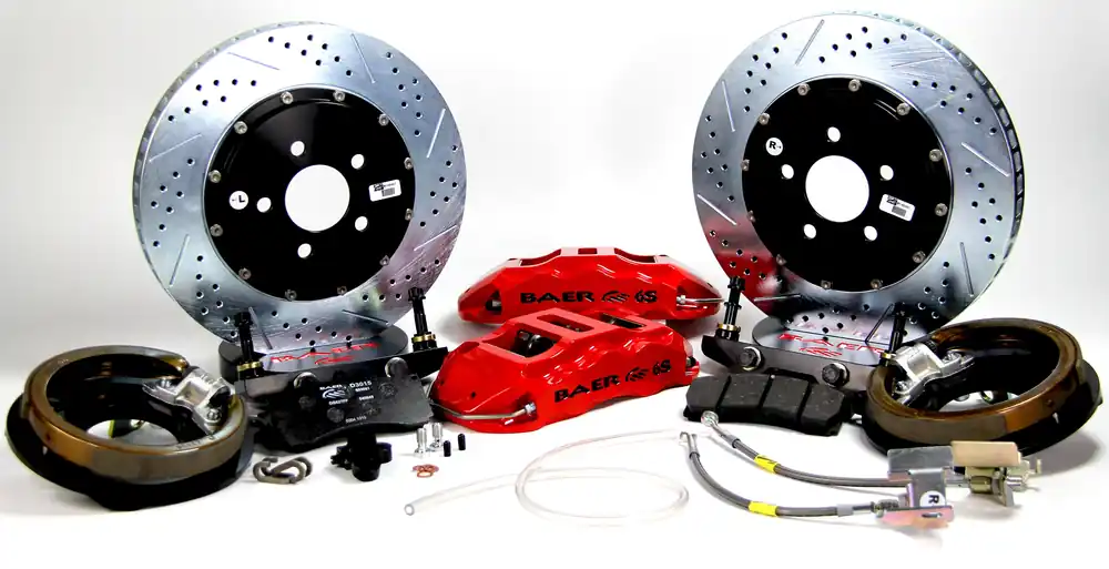 Baer Brakes 4262691FR Baer Brakes 15" Extreme+ Rear Brake Kit, Fire Red, SDZ Price Cut