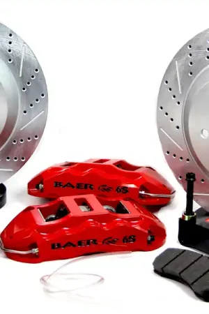 Fast Shipping Baer Brakes 4301019FR Baer Brakes 15" Extreme Front Brake Kit, Fire Red, SDZ