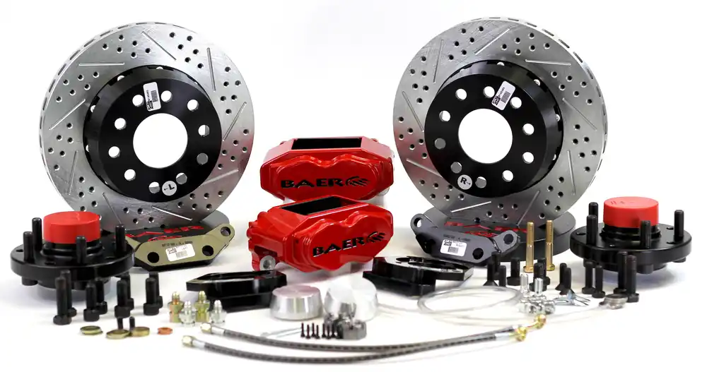 Buy Online Baer Brakes 4261337HO Baer Brakes 11" SS4+ Front Brake Kit, Hugger Orange, SDZ, Std. Studs