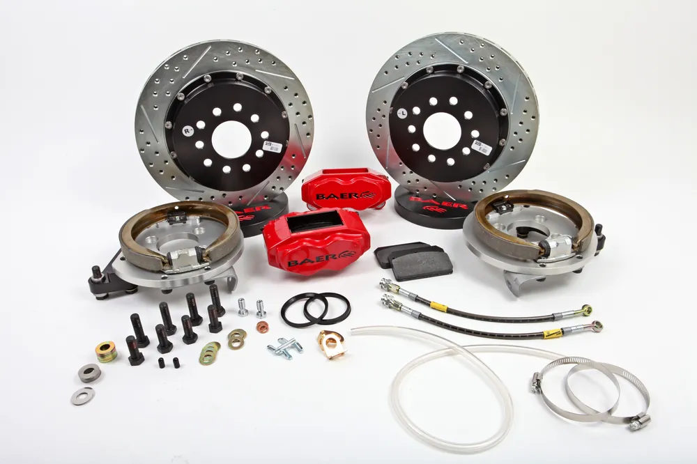 Trusted Brand Baer Brakes 4302429GB-1 Baer Brakes 13" SS4+ Rear Brake Kit, Grabber Blue, Slot