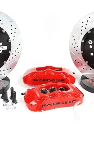 Baer Brakes 4401006MG-1 Baer Brakes 14" Pro+ Front Brake Kit, Monster Green, Slot Same Day Shipping
