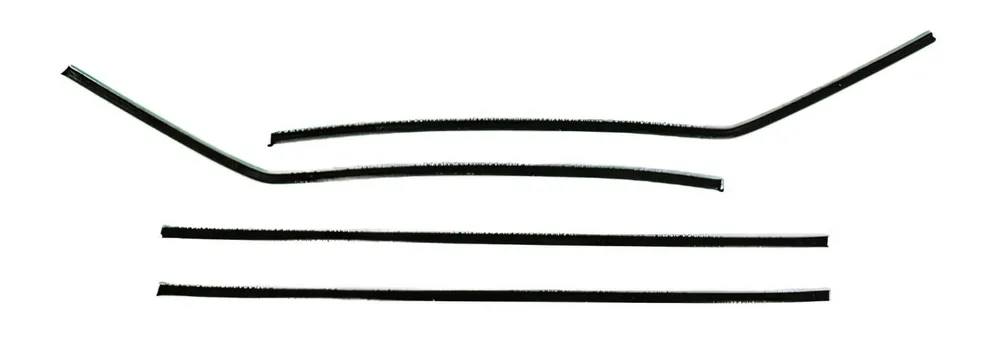 Window Sweeps Felt Kit for Chevrolet Passenger 1955-57 2DR Hardtop OEM 4Pc Inner Low Price