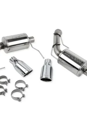 Best Choice Roush Axle-Back Exhaust System with Round Tips for 2011-2014 Mustang 3.7L V6 - 421145