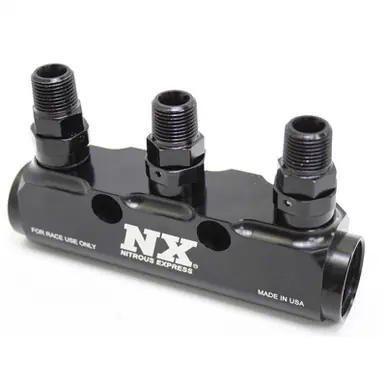 Nitrous Express Fuel Log 3 Port w/ Fittings - 15843 Limited Offer