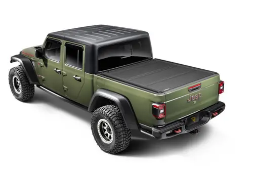 BAKFlip MX4 TS Hard Folding Tonneau Cover (T-Slot System) for 2020-2026 GM Silverado / Sierra 2500 & 3500HD 6.9ft Bed - 449133TS Modern