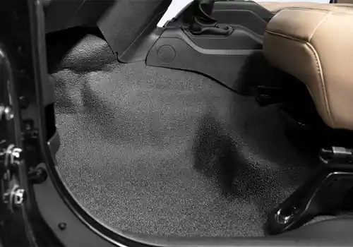 In Demand BedRug BedTred Floor Liner - Front 3-Piece (Unlimited 4-Door - Only) for 2021-2025 Jeep Wrangler 392 / 2018-2025 JLU Models - BTJL18F4