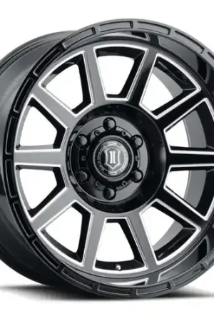New Release ICON Recoil 20x10 6x135 -24mm Offset 4.5in BS Gloss Black Milled Spokes Wheel - 6220106345GBMW