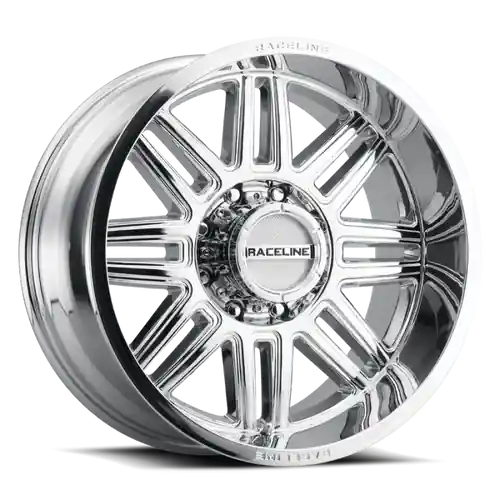 Raceline 948C Split 18x9in / 8x170 BP / -12mm Offset / 125.2mm Bore - Chrome Wheel Next Day Delivery