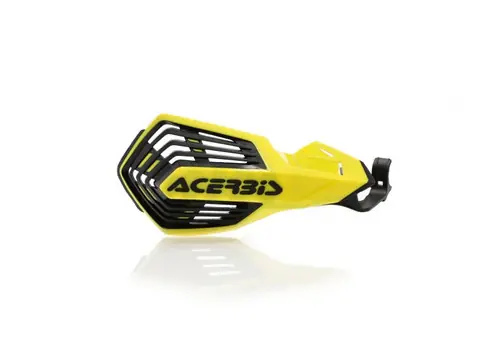 Seasonal Sale Acerbis 09-23 Yamaha/ 15-20 Kawasaki/ 16-23 Suzuki/ 21-23 Fantic K-Future Handguard - Yellow/White