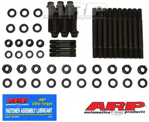 Buy Online ARP Chevrolet Small Block Main Stud Kit with 4-Bolt Front & Rear Caps - Black