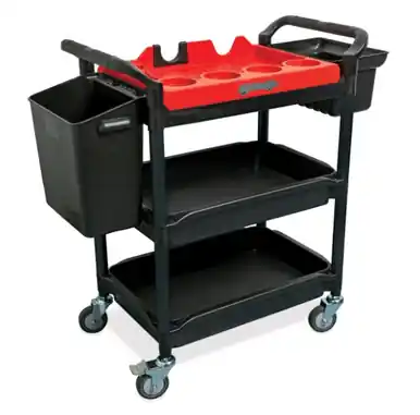 Authentic Griots Garage Ultimate Detailing Cart w/ Trays and Bins