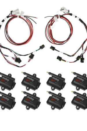 One Day Deal Holley EFI Big Wire Coil-Near-Plug Smart Coil Kit SMART COIL HIGH HORSEPOWER C-N-P V8 KIT