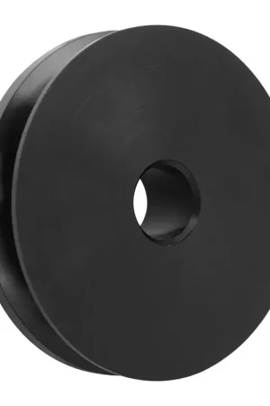 Free Delivery Proflow Alternator Pulley V-Belt 80mm OD x 17mm ID Billet Aluminium Black Anodised Suit High RPM Engines