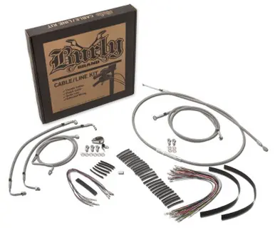 Burly Brand Control Kit 13in Bagger Bar - Stainless Steel - B30-1282 Save Now