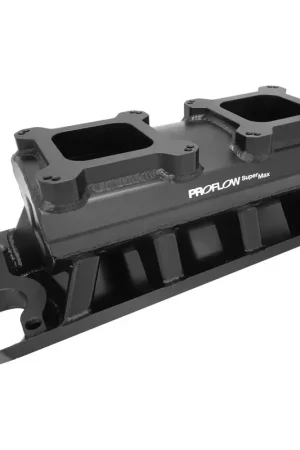 Proflow SuperMaxintake Manifold Tunnel Ram Fabricated Black Dual Carburetted SB Ford 289-302W Time-Limited