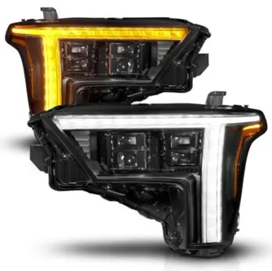 Budget ANZO 22-24 Toyota Tundra (w/Factory LED Refl.) Z-Series Full LED Proj Headlights - Driver Side ONLY - 111599X-L