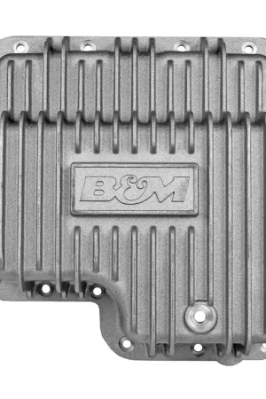 Hot Picks B&M Hi-Tek Deep Transmission Pan - Ford C6 - Aluminum Fits Ford C6 Transmissions