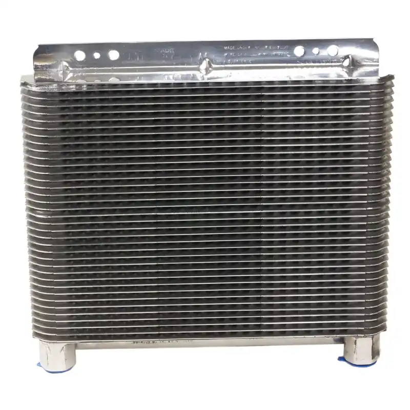 Price Drop B&M Hi-Tek SuperCooler Large - 20,500 BTU Rating - Polished Aluminum Dimensions 11" x 8-1/2" x 1-1/2" with 1/2-Inch NPT Inlet/Outlet